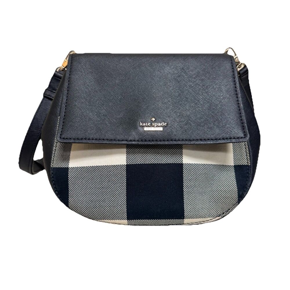 Kate Spade Cameron Street Plaid Byrdie Crossbody Bag - Picture 12 of 12